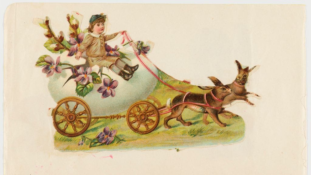 Vanha pääsiäiskortti