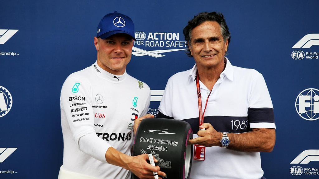 F1-legenda Nelson Piquet antoi tylyn arvion Mercedeksen Valtteri Bottaksesta.