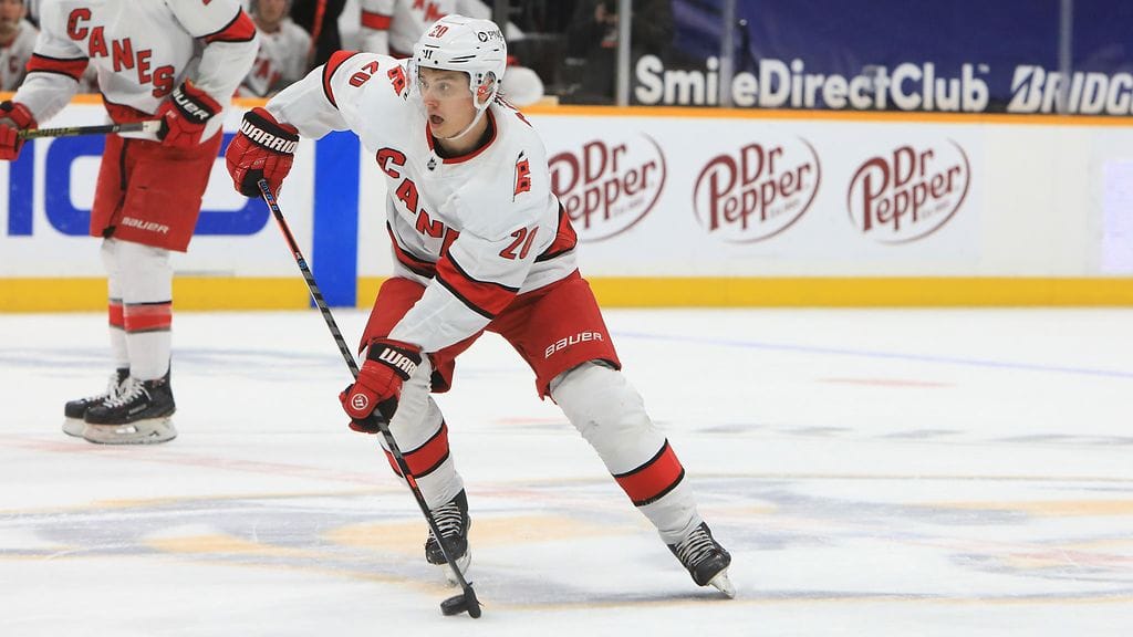 Sebastian Aho on edustanut koko NHL-uransa ajan Carolina Hurricanesia.