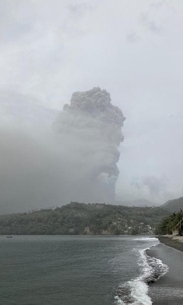 Tulivuorenpurkaus Saint Vincentin saarella