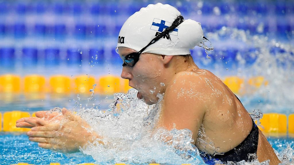 Ida Hulkko kohensi Suomen ennätystään. Arkistokuva.