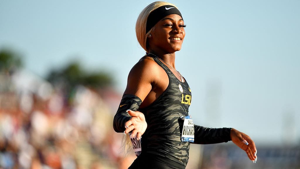 Sha'Carri Richardson on jo 21-vuotiaana yksi kaikkien aikojen nopeimmista.