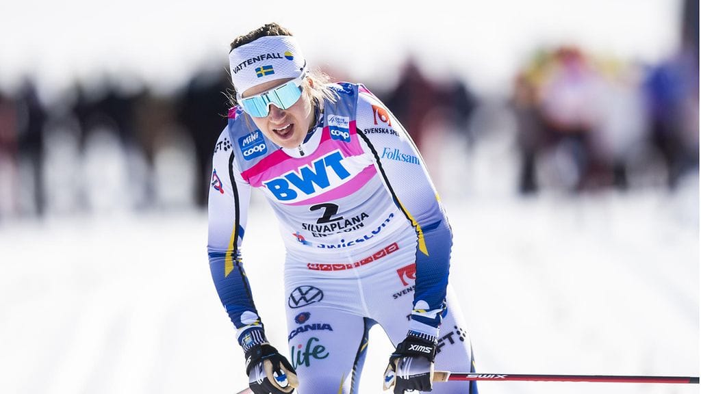 Ruotsalaistähti Ebba Andersson menetti voitelijansa.