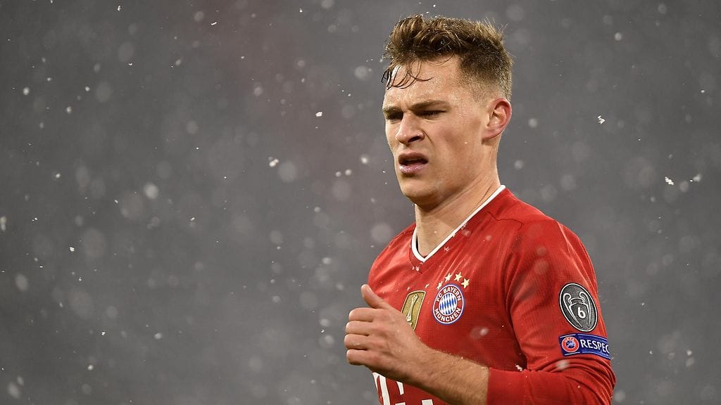 Bayern Münchenin Joshua Kimmich valaa uskoa omiinsa Mestarien liigan puolivälierien toisen osaottelun alla.