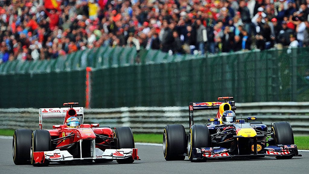 Fernando Alonso ja Sebastian Vettel.