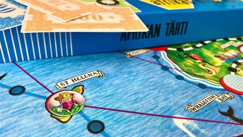 afrikan tähti pelilauta ja rosvonappula