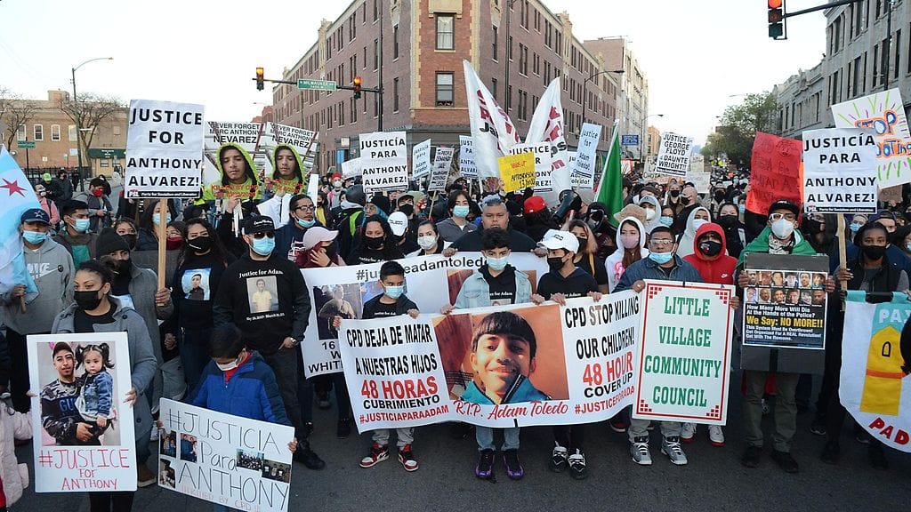 AOP Adam Toledo protestit Chicagossa