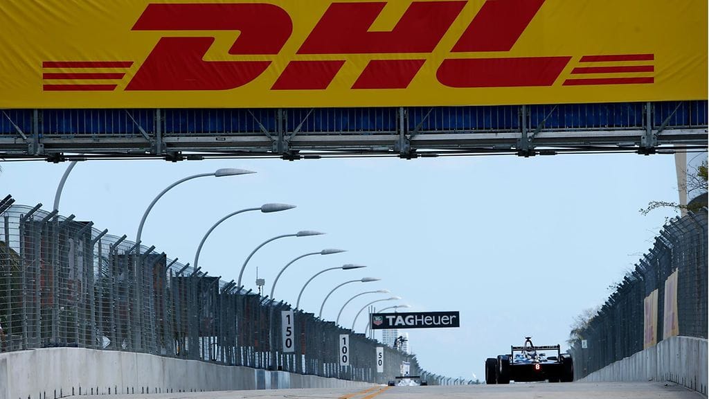 Kuvaa Formula E -sarjan Miamin kisasta.