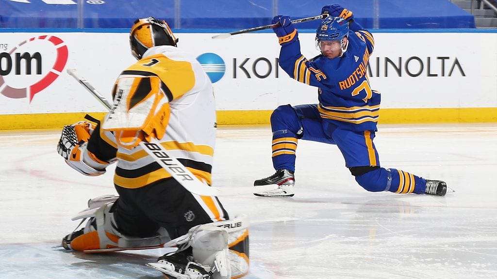 Arttu Ruotsalainen vei Buffalon 1–0-johtoon.