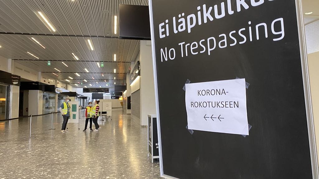 Rokotukseen pääsee Helsingin Messukeskuksessa.