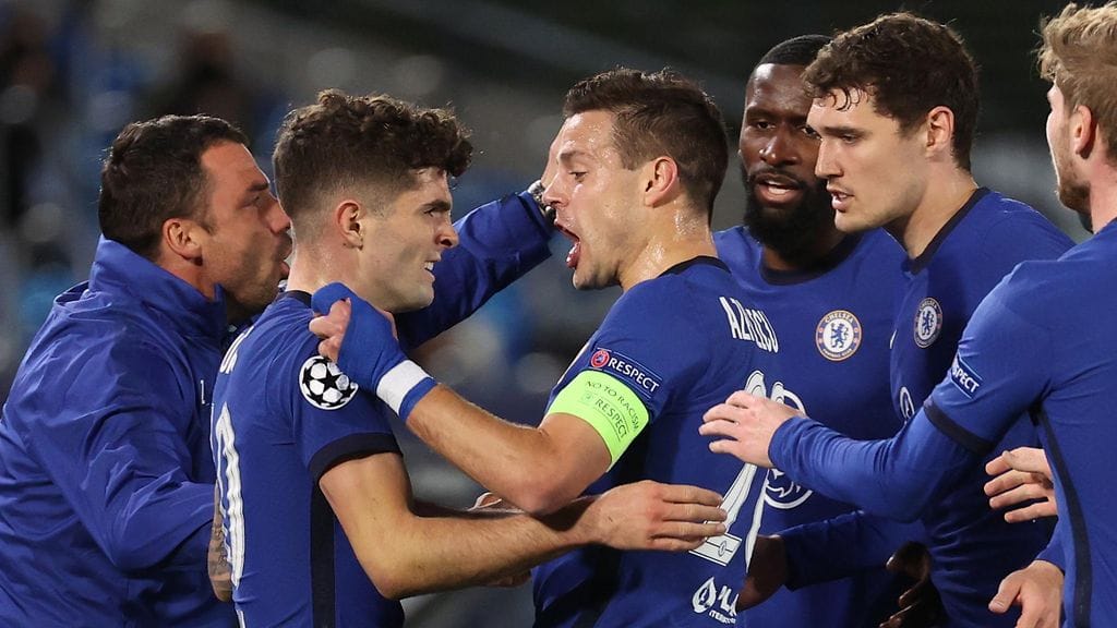 Christian Pulisic teki Chelsean vierasmaalin.