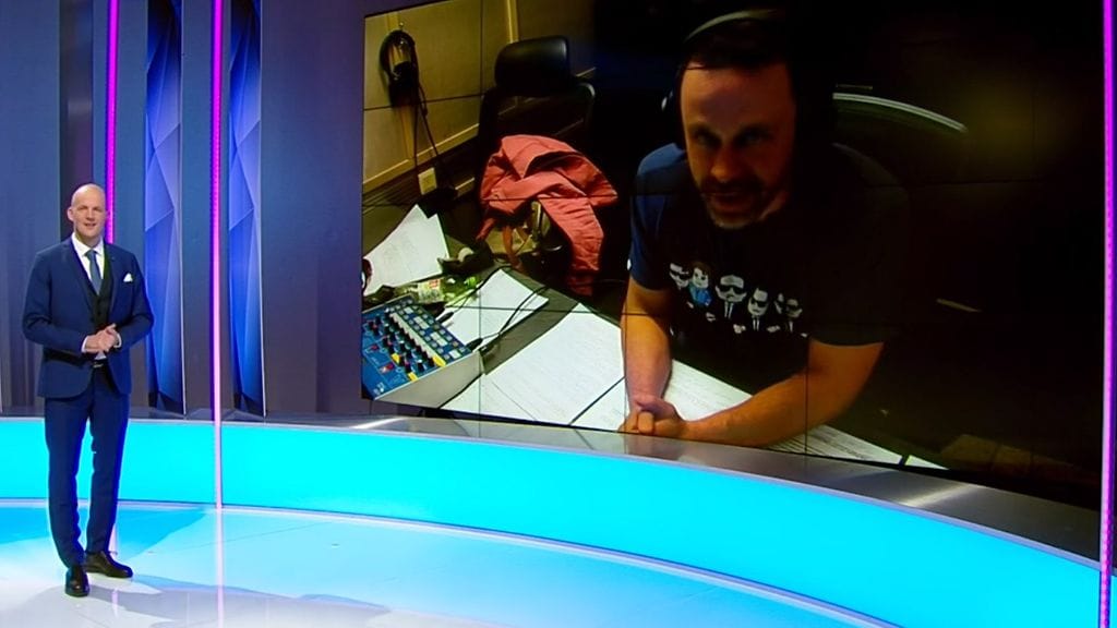 Petri Pasanen ja Tuomas Virkkunen pistivät hassutteluksi.