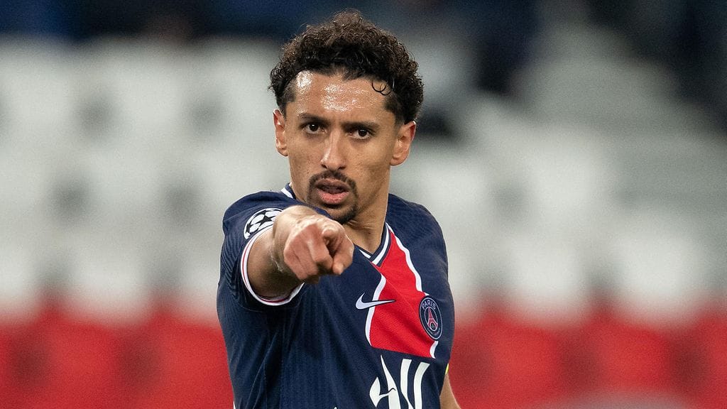 Marquinhos iski päällään.