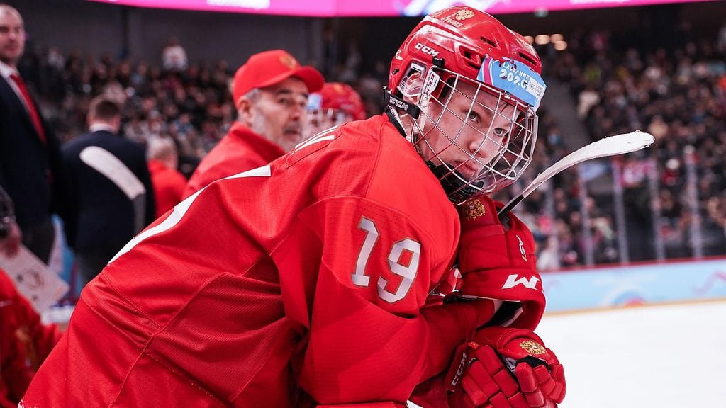 Matvei Mitshkov Nuorten olympialaisissa Sveitsin Lausannessa tammikuussa 2020.