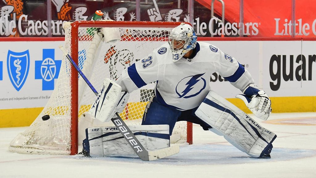 Christopher Gibson torjui toisen ottelunsa Tampa Bayn maalilla.