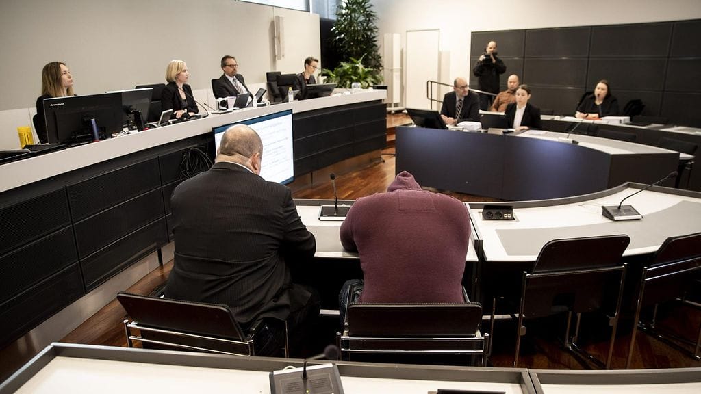 Kuva tapauksen käräjäoikeuskäsittelystä.
