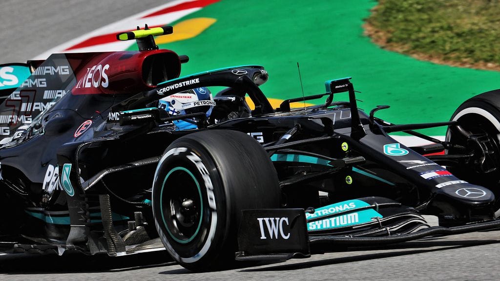 Valtteri Bottas oli päivän toiseksi nopein Barcelonassa.