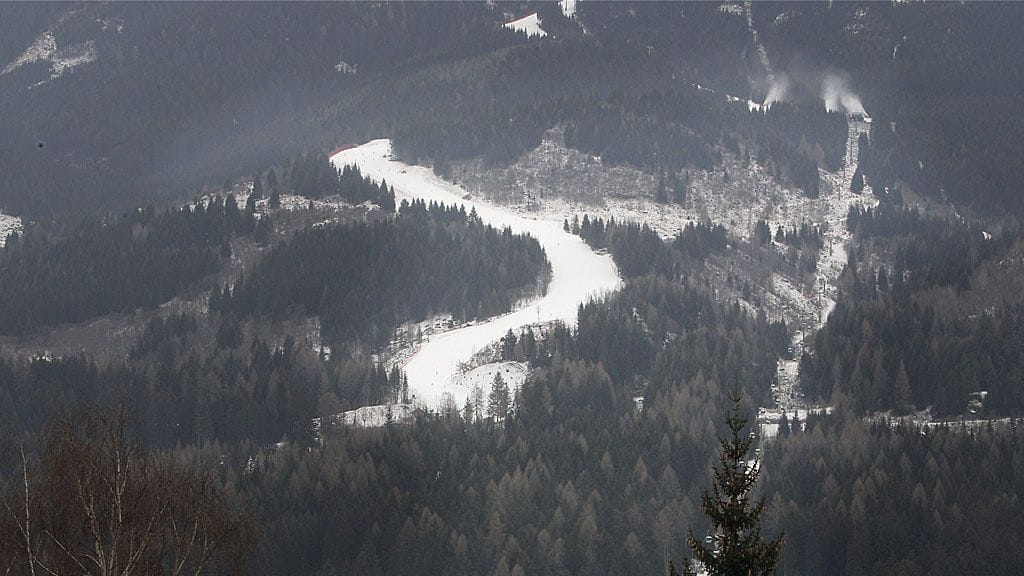 Tour de Skin päätöskilpailun maali on Alpe Cermisin laskettelurinteillä.