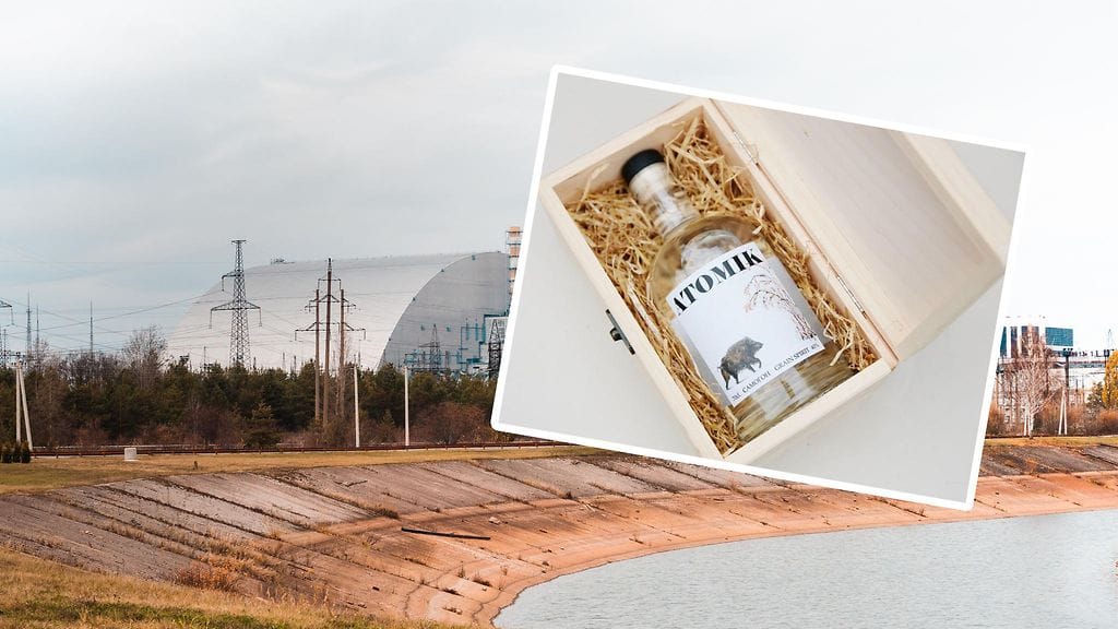 Tältä näytti Atomik-vodka vuonna 2019. Uusi omenapohjainen Atomik-viina vedettiin markkinoilta ennen kuin se ehti myyntiin.