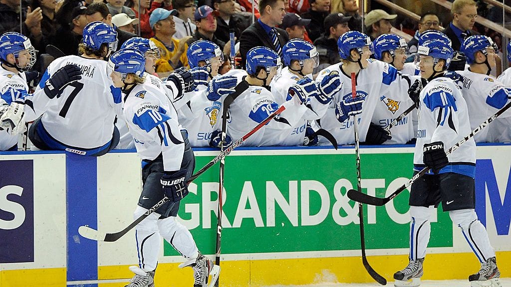 Nuoret Leijonat pelaa loppuviikolla viiden maan turnauksessa Sveitsissä. Kuva edellisistä Kanadan MM-kisoista.