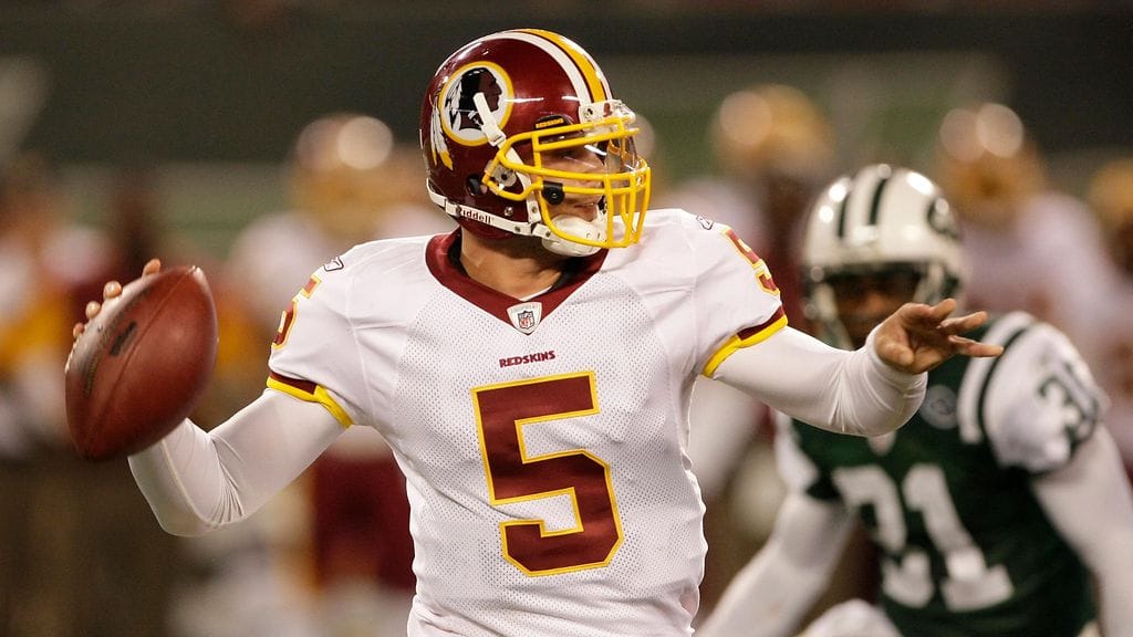 Colt Brennan pelasi Washington Redskinsissä vuosina 2008–2010.