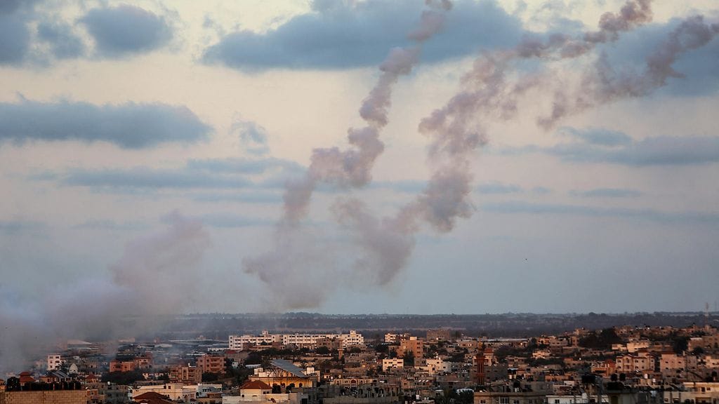 Kuva Rafahin rakennuksista.