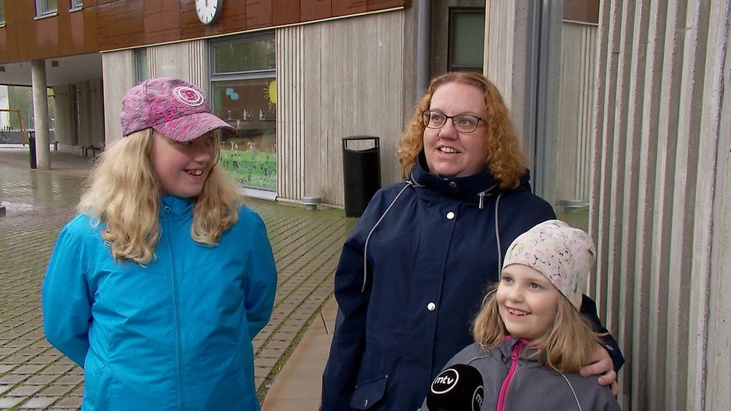 Vaalipaku Pietarsaari Miia Kujala ja lapset