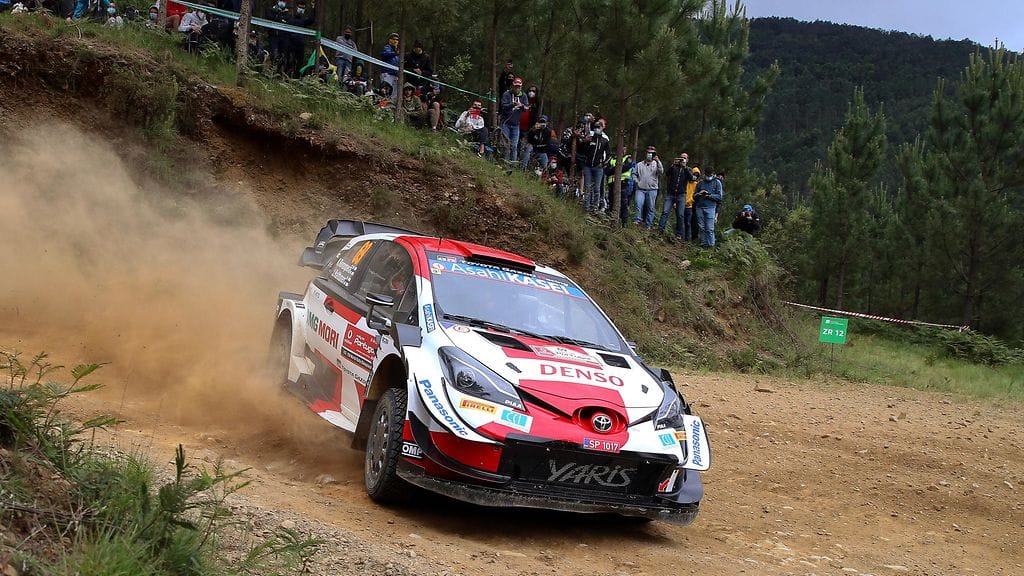 Kalle Rovanperälle tuli ongelmia autonsa kanssa.