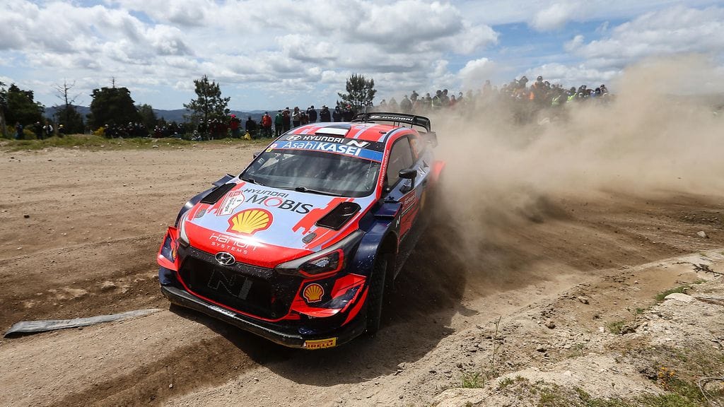 Ott Tänakin ralli Portugalissa päättyi keskeytykseen.