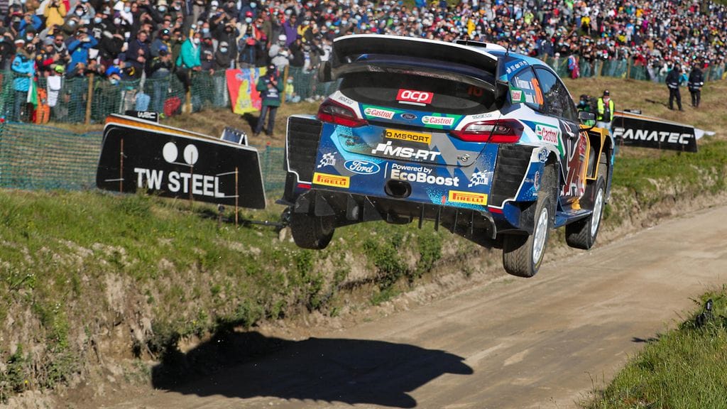 Adrien Fourmaux'n loikka oli pitkä ja korkea Portugalissa.