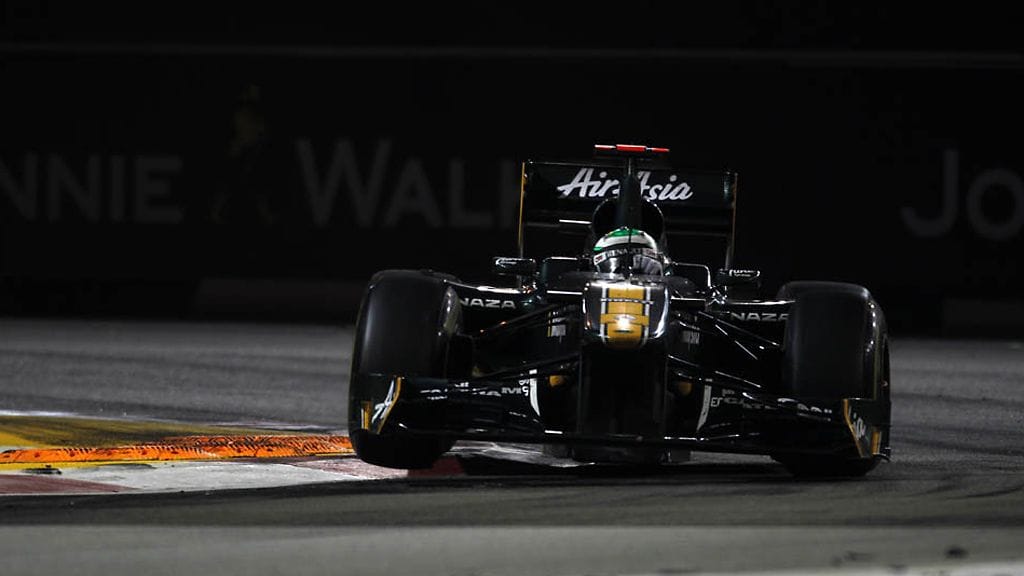 Heikki Kovalainen Singaporessa