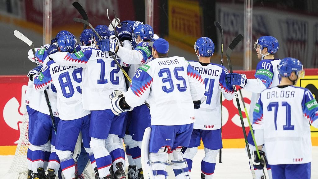 Slovakia juhli voittoa Venäjästä pitkästä aikaa MM-tasolla.