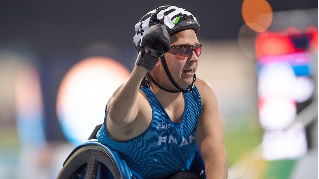 Toni Piispanen oli vauhdissa. Arkistokuva.