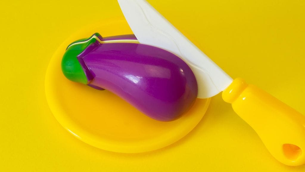 Munakoison muotoinen lelu oli liikaa TikTokille. Kuvituskuva.