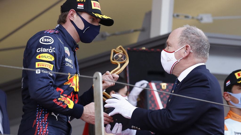 AOP Monacon ruhtinas Albert ja Max Verstappen