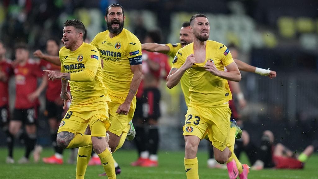 Villarreal juhlii Eurooppa-liigan voittoa.