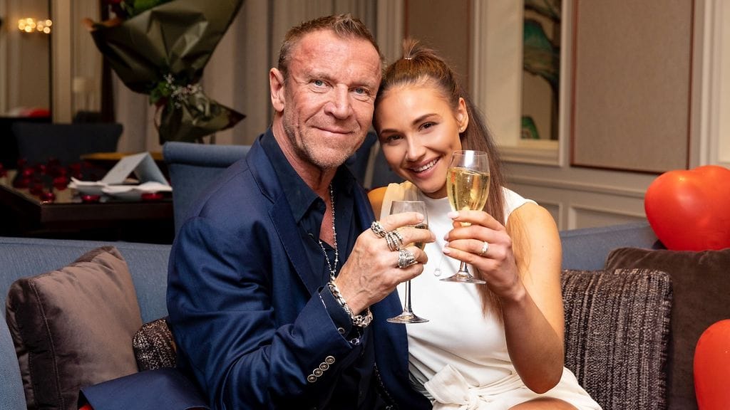 Renny Harlin ja kihlattu Johanna juhlivat häitään Ranskassa syksyllä.