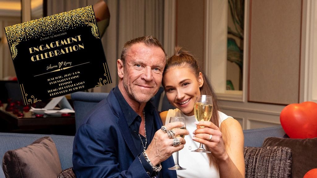 Renny Harlin Johanna Kokkila kihlajaiskutsu