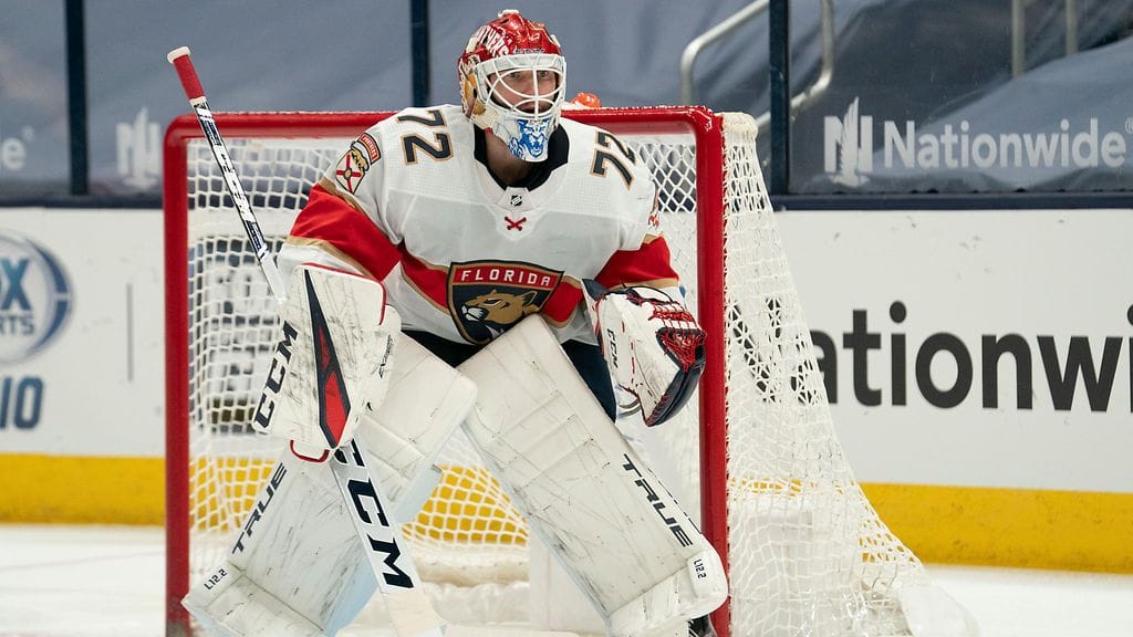 Sergei Bobrovski on pelannut kaksi viimeisintä kautta Florida Panthersissa.