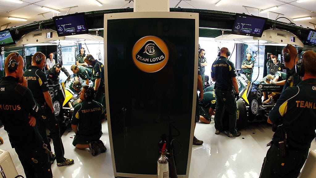 Team Lotuksen varikkopilttuu