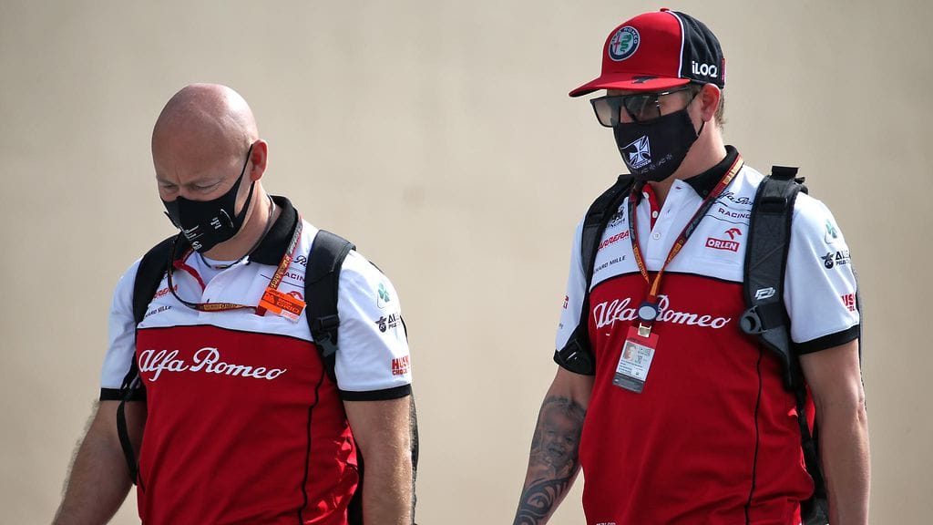 Mark Arnall (vas.) toimii Kimi Räikkösen kuntovalmentajana.