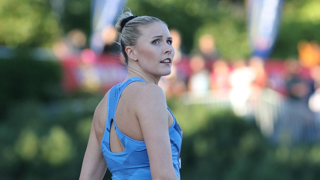 Kristiina Mäkelä on hyvässä kevätvireessä.