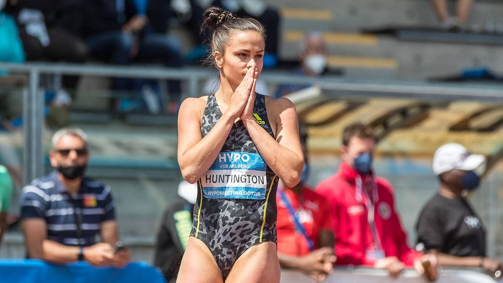 Maria Huntington hätyytteli Tokion olympiarajaa.