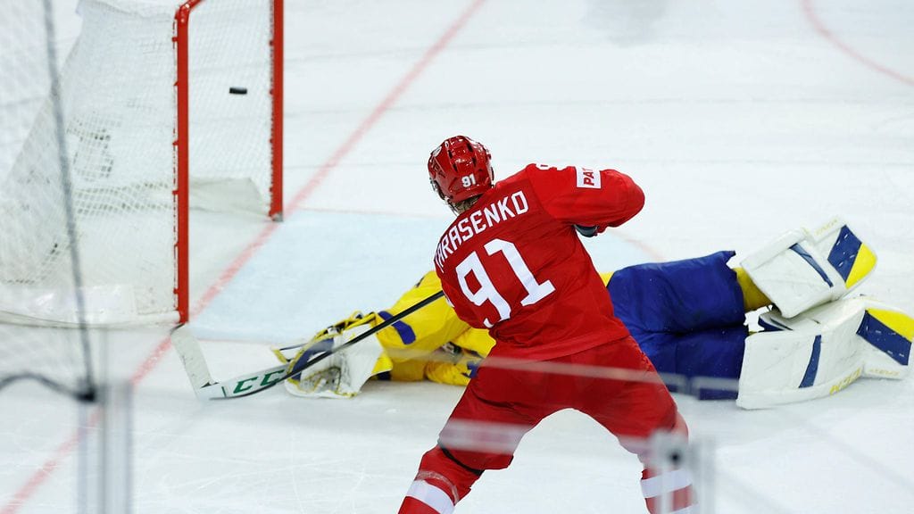 Venäjän Vladimir Tarasenko päätti voittomaalikilpailussa Ruotsin MM-kisat.