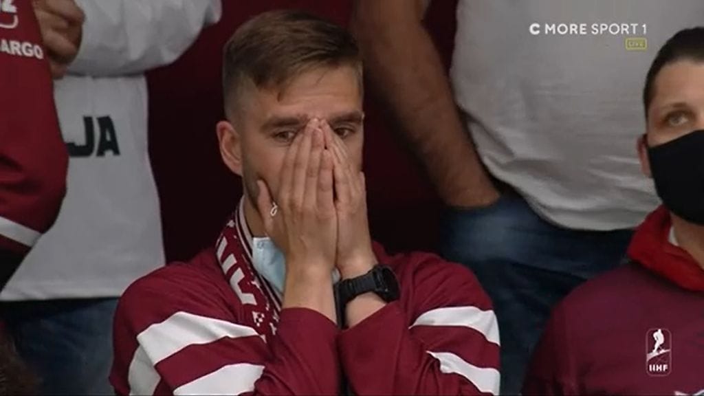 Latvian fanit joutuivat pettymään.