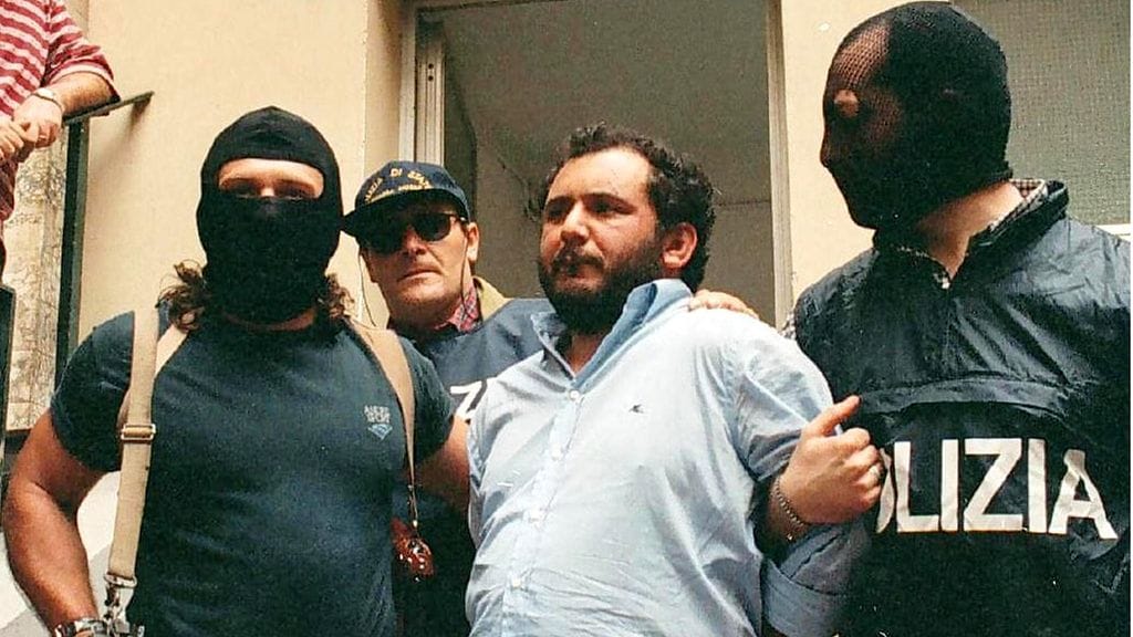 Mafiapomo Giovanni Brusca pidätettiin vuonna 1996. Nyt hän on päässyt vapaalle jalalle.