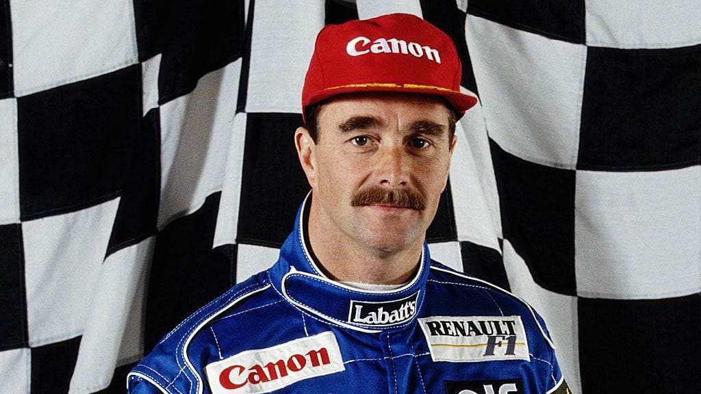 Nigel Mansell vuonna 1992