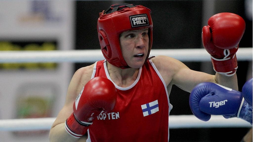 Mira Potkonen kärsi tappion. Arkistokuva.