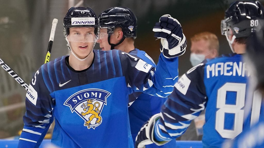 Anton Lundell oli Leijonien tehokkain pistemies Latvian MM-turnauksessa.