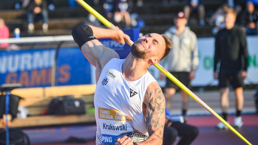 Marcin Krukowski pisti Puolan ennätyksen uuteen uskoon.